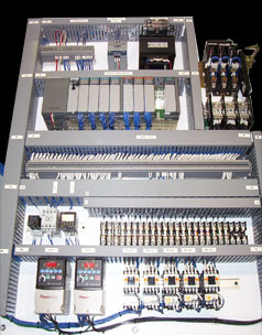 Aura Systems Custom Power Panel with PLC